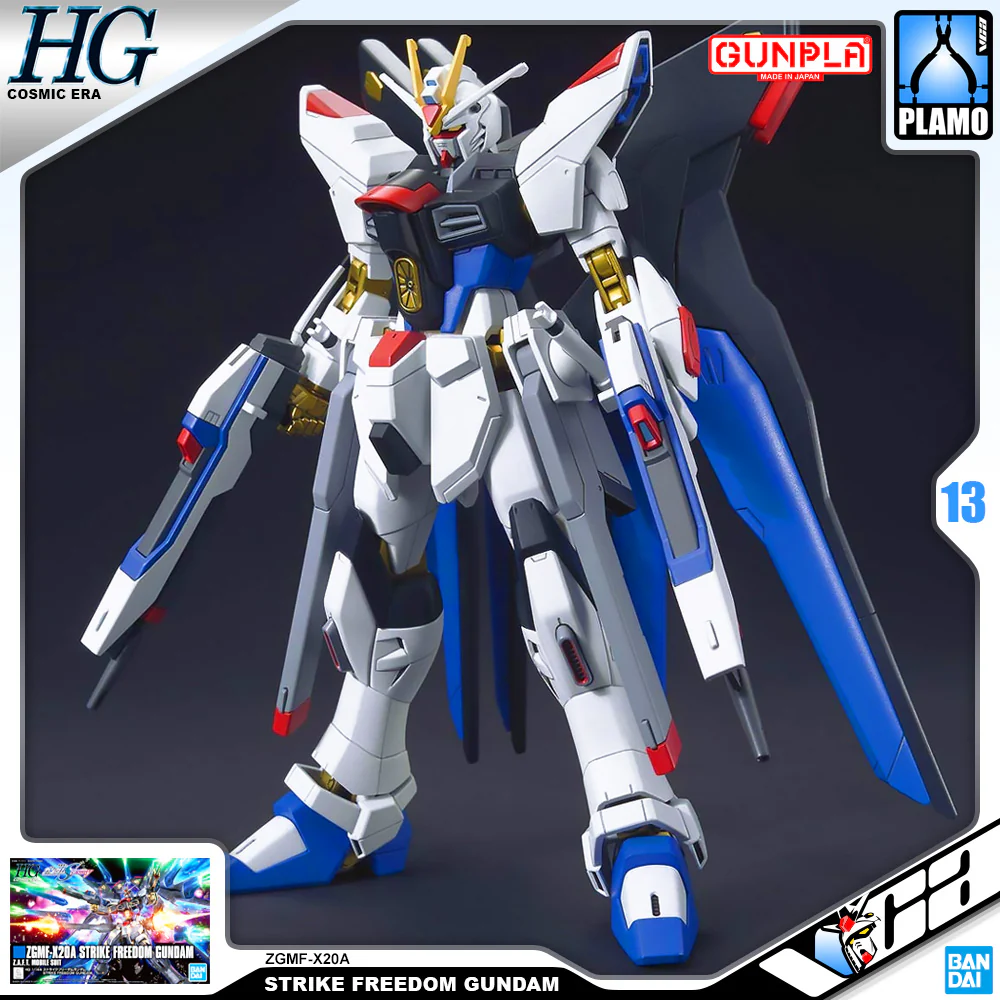 CB HG 1/144 ZGMF-X20A Strike Freedom Gundam Replacement Parts