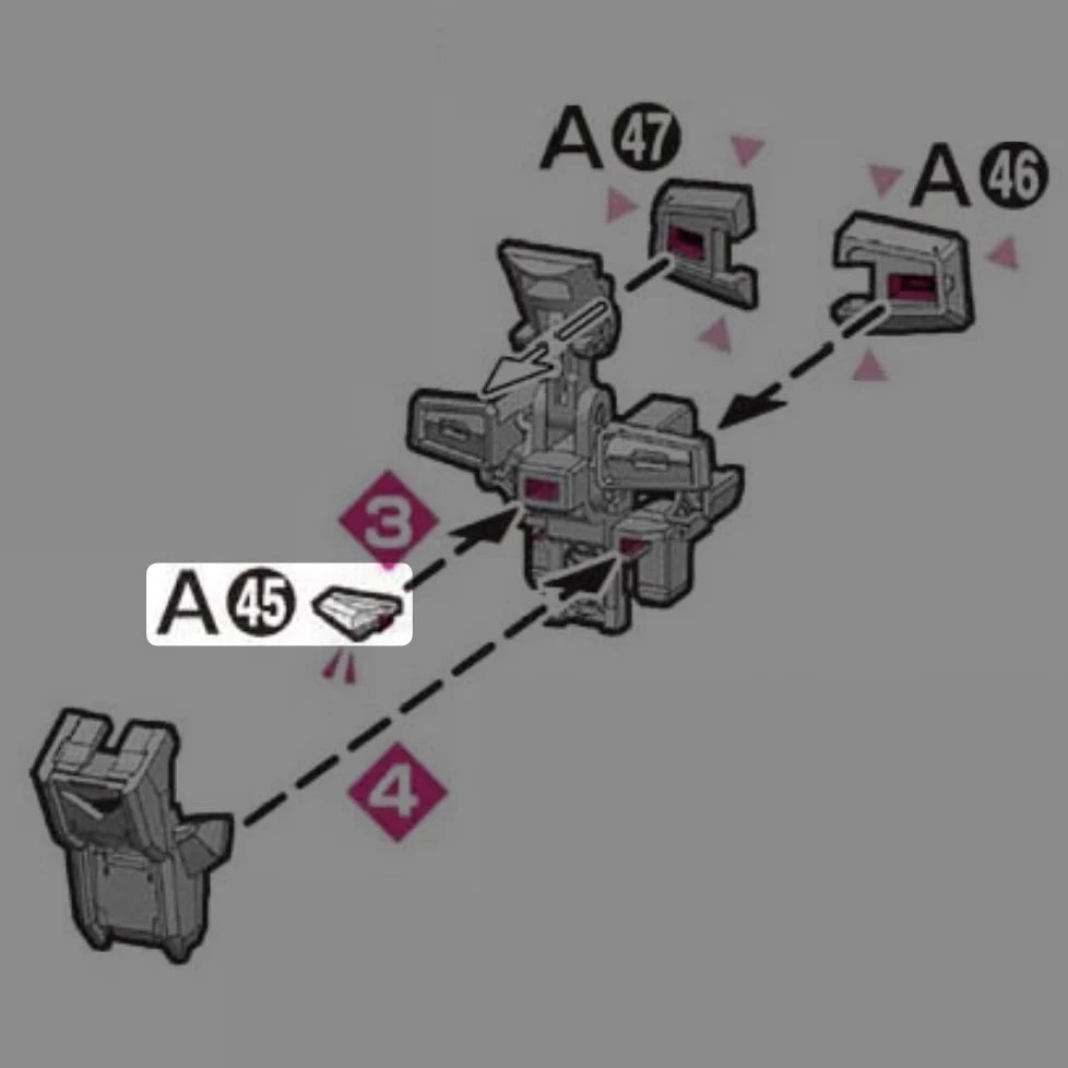 CB Bandai RG ZGMF-X56S/β Sword IMPULSE Gundam SEED Replacement Parts