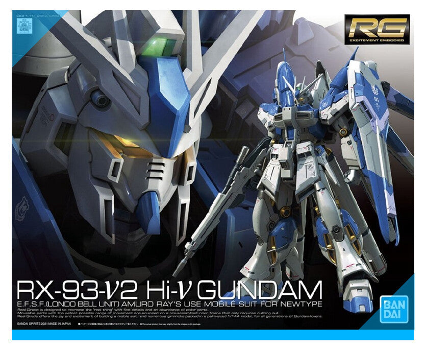 Bandai RG 1/144 RX-93-v2 Hi-v Gundam Kit UC Replacement Parts