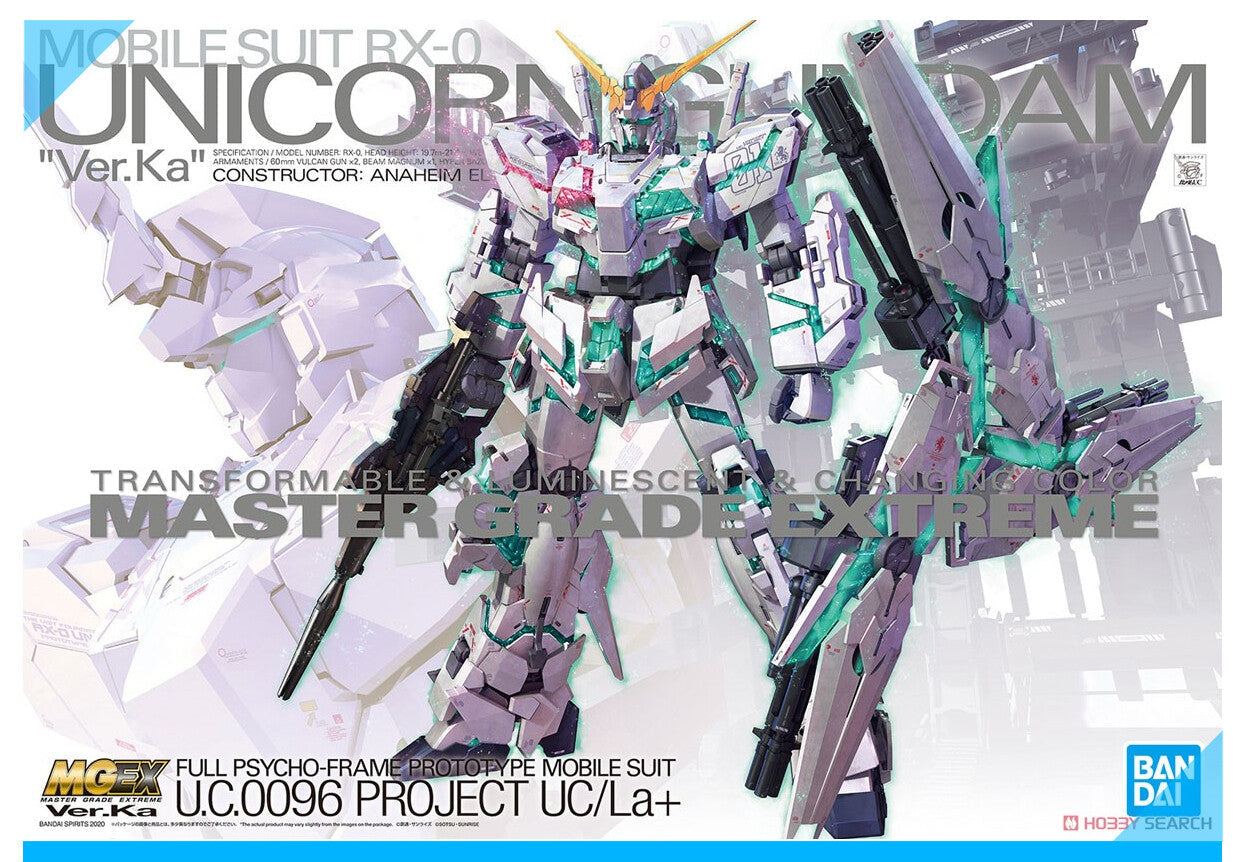 Bandai MGEX RX-0 Unicorn Gundam Ver.ka Replacement Parts