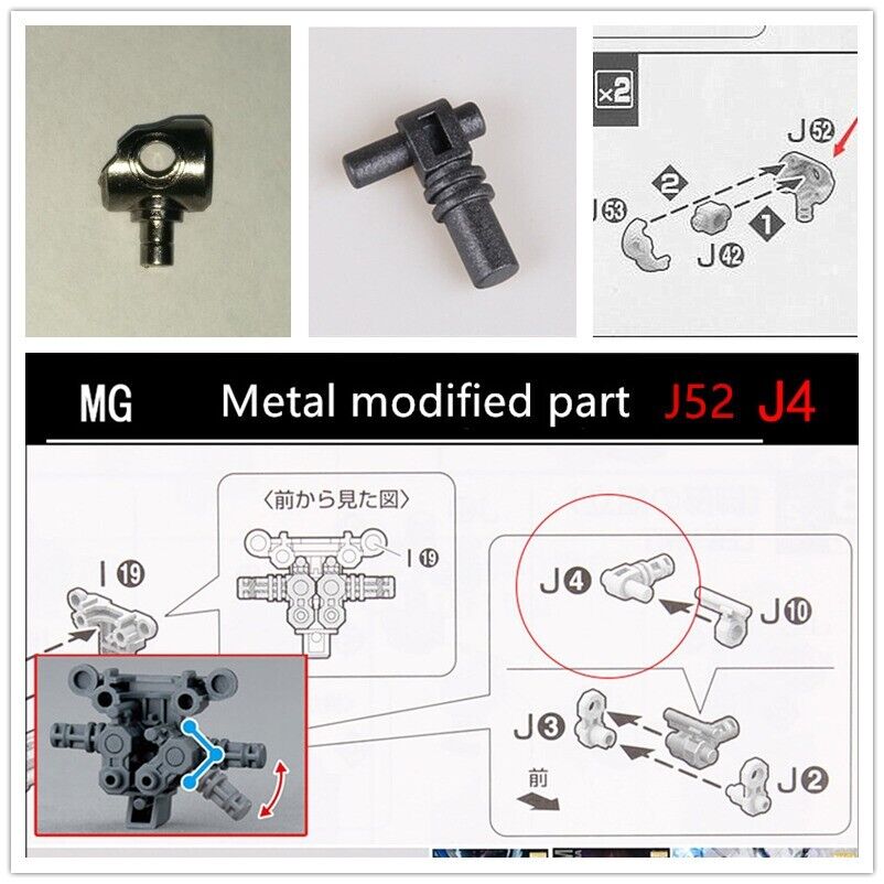 MG 1/100 PROVIDENCE Freedom 2.0 Justice J4 J52metal replace parts