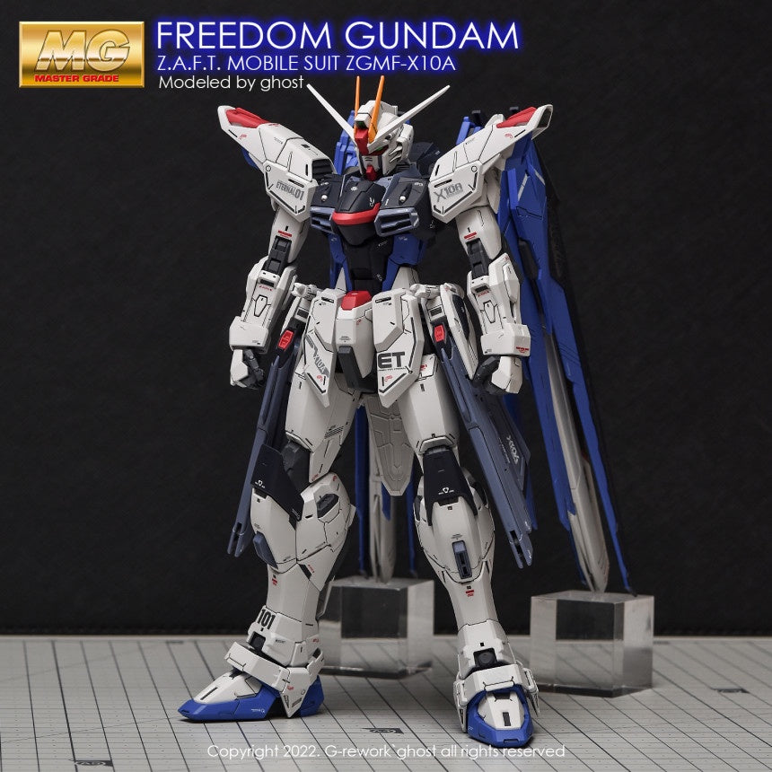 YAN GHOST MG 1/100 ZGMF-X10A Freedom 2.0 Gundam water slide decal