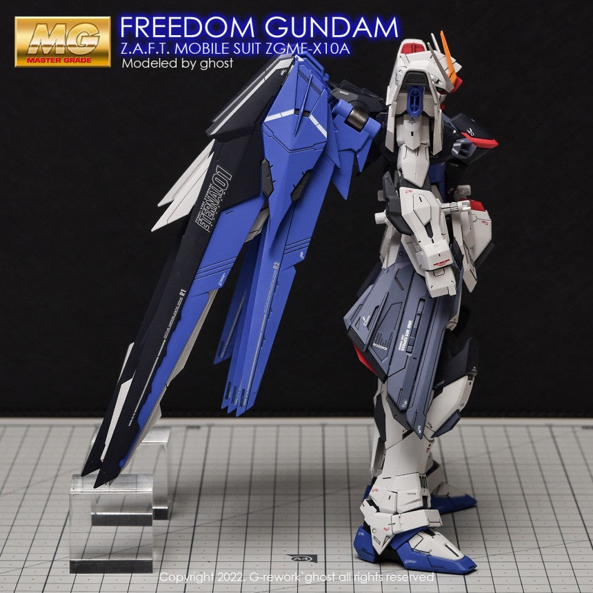 YAN GHOST MG 1/100 ZGMF-X10A Freedom 2.0 Gundam water slide decal