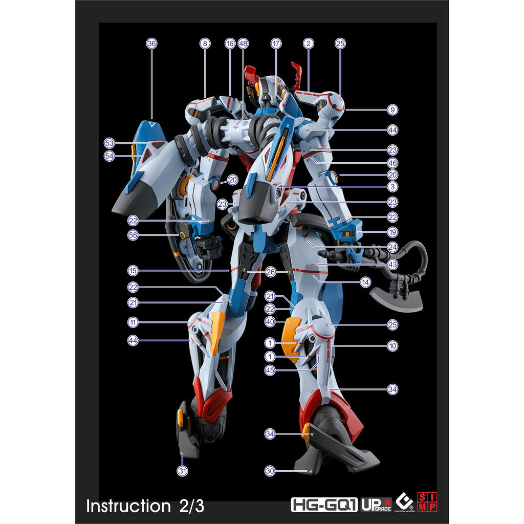 EVO Water slide decal for Bandai HG 1/144 GQuuuuuuX not include the kits