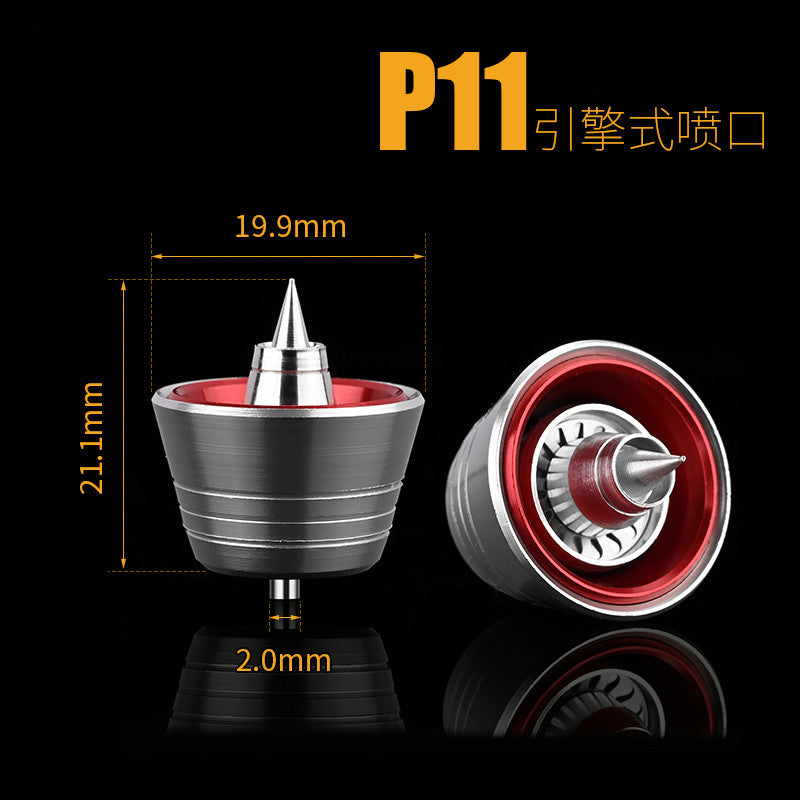 MOSHI MS120 Engine Type Etching Metal Booster parts