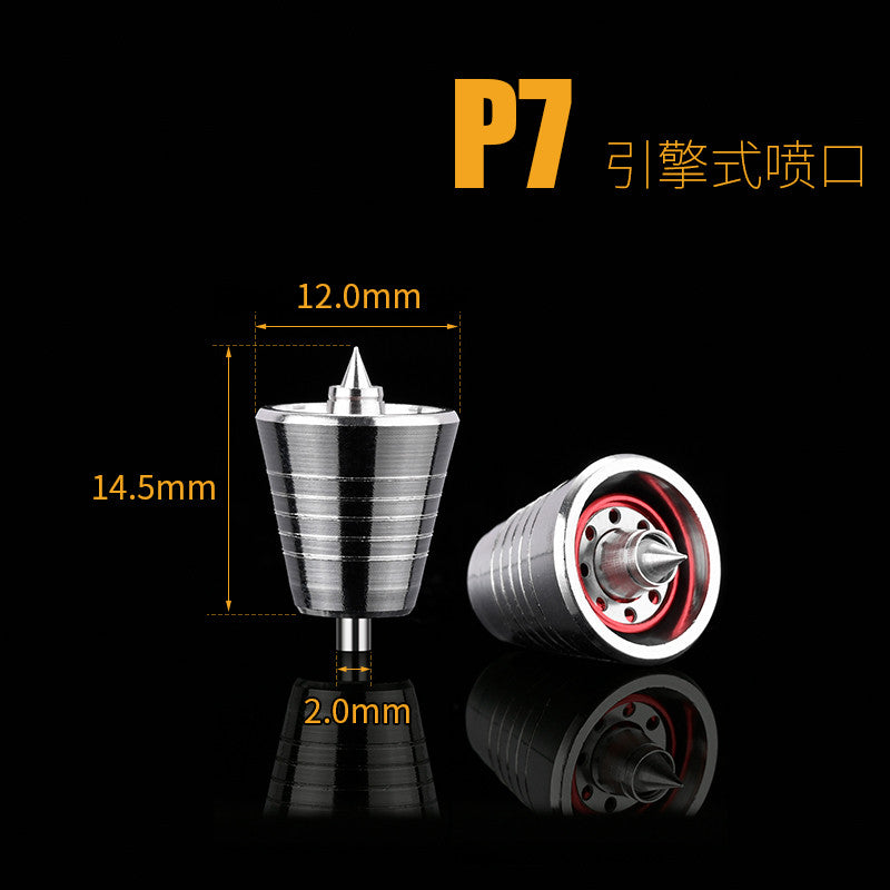MOSHI MS120 Engine Type Etching Metal Booster parts