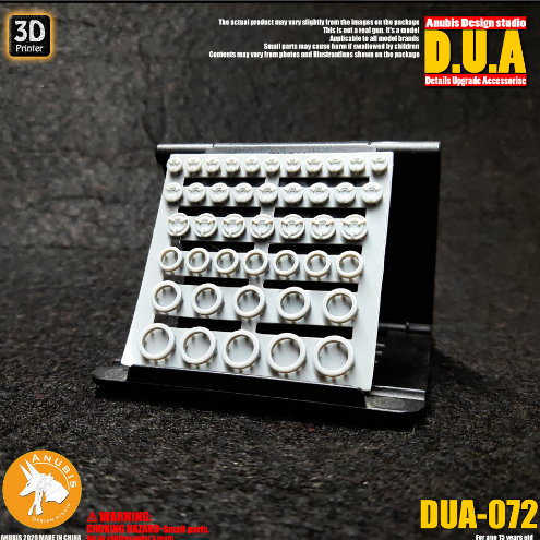 アヌビス DUA072 3Dプリントアドオンディテールパーツ(MG、HG、RGガンダム用)
