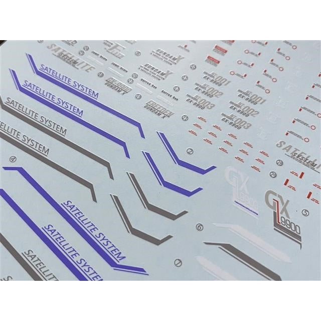 Xueyan Water Slide Decal For MG-77 MG 月光X Fluorescence