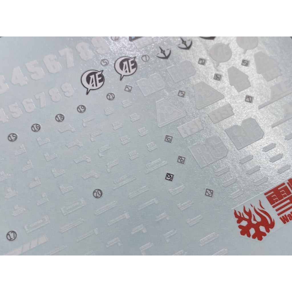 Xueyan Water Slide Decal For MG-71 MG Jesta / Cannon Fluorescence