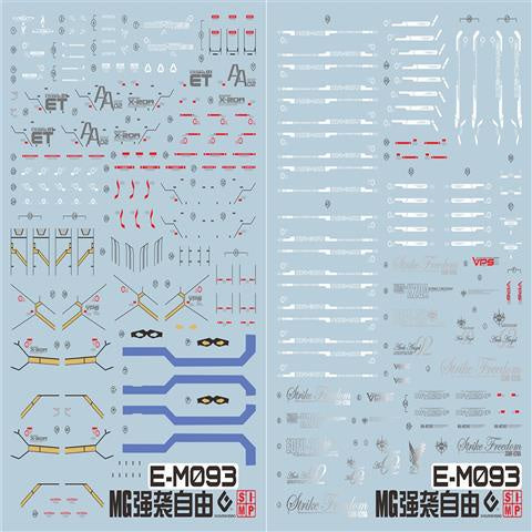 EVO DALIN DL GN10 Water slide Decal For 1/100 TV Cherudim Gundam Decals For MG 1/100 STRIKE FREEDOM
