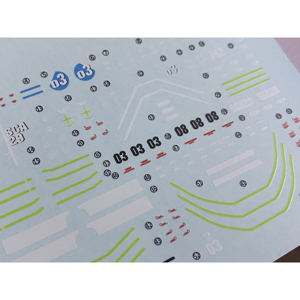 Xueyan Water Slide Decal For HG-33 HG GTO GM Cannon (火箭筒装备 Fluorescence