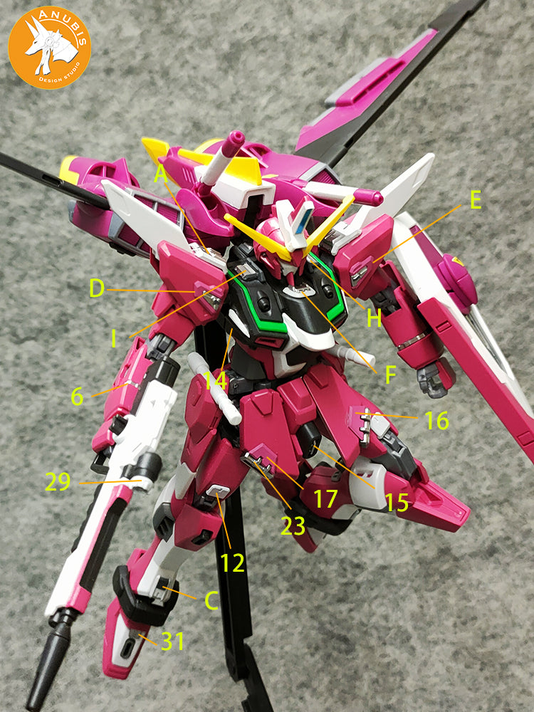 HG ジャスティス用 アヌビス GP021 ディテールアップパーツ