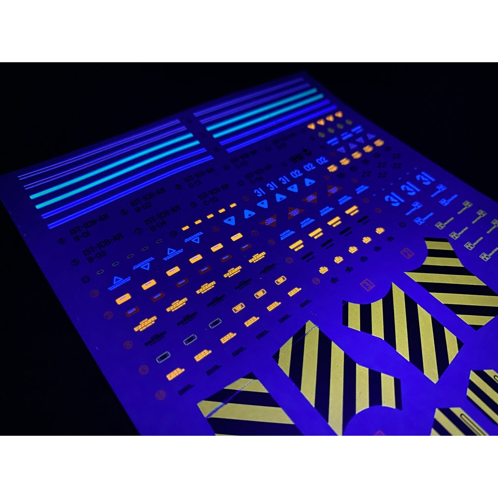 Xueyan Water Slide Decal For HG-22 HG GUNTANK Gundam Fluorescence
