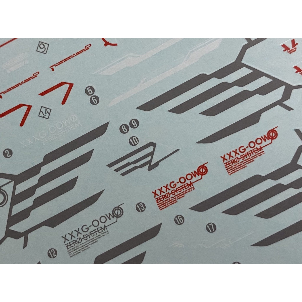 Xueyan Water Slide Decal For MG-72 MG Wing Proto Zero Fluorescence