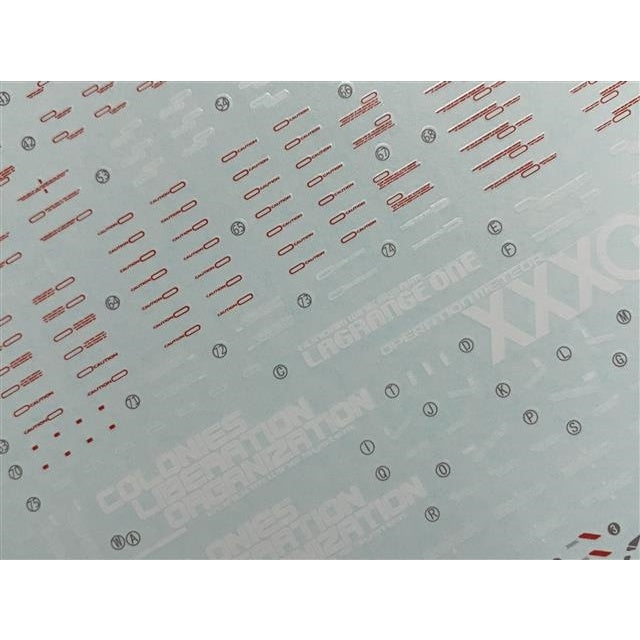 Xueyan Water Slide Decal For MG-73 MG EW Wing Ver.Ka Fluorescence