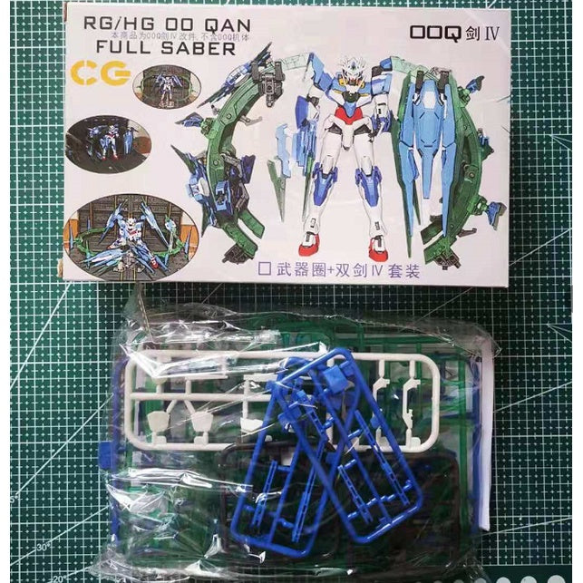 RG/HG 00Q クァントGN IV 4用フルセイバー武器追加パーツCG