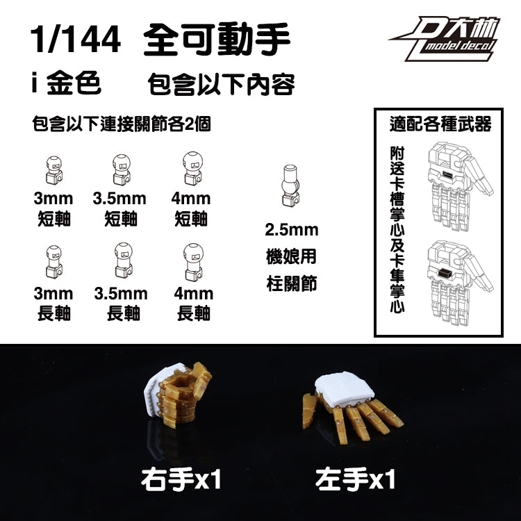 MG 1/100 1/144 ユニコーンアストレイ レッドフレーム サザビー Ver.ka用 可動ハンドセット 3.0 モデルアクションフィギュア ビルディングクロー