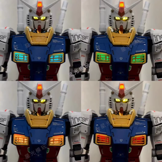 PGU PG 1/60 RX-78-2 RX78 2.0 ガンダム LEDセット アイ＆チェック - マグネット電池無料