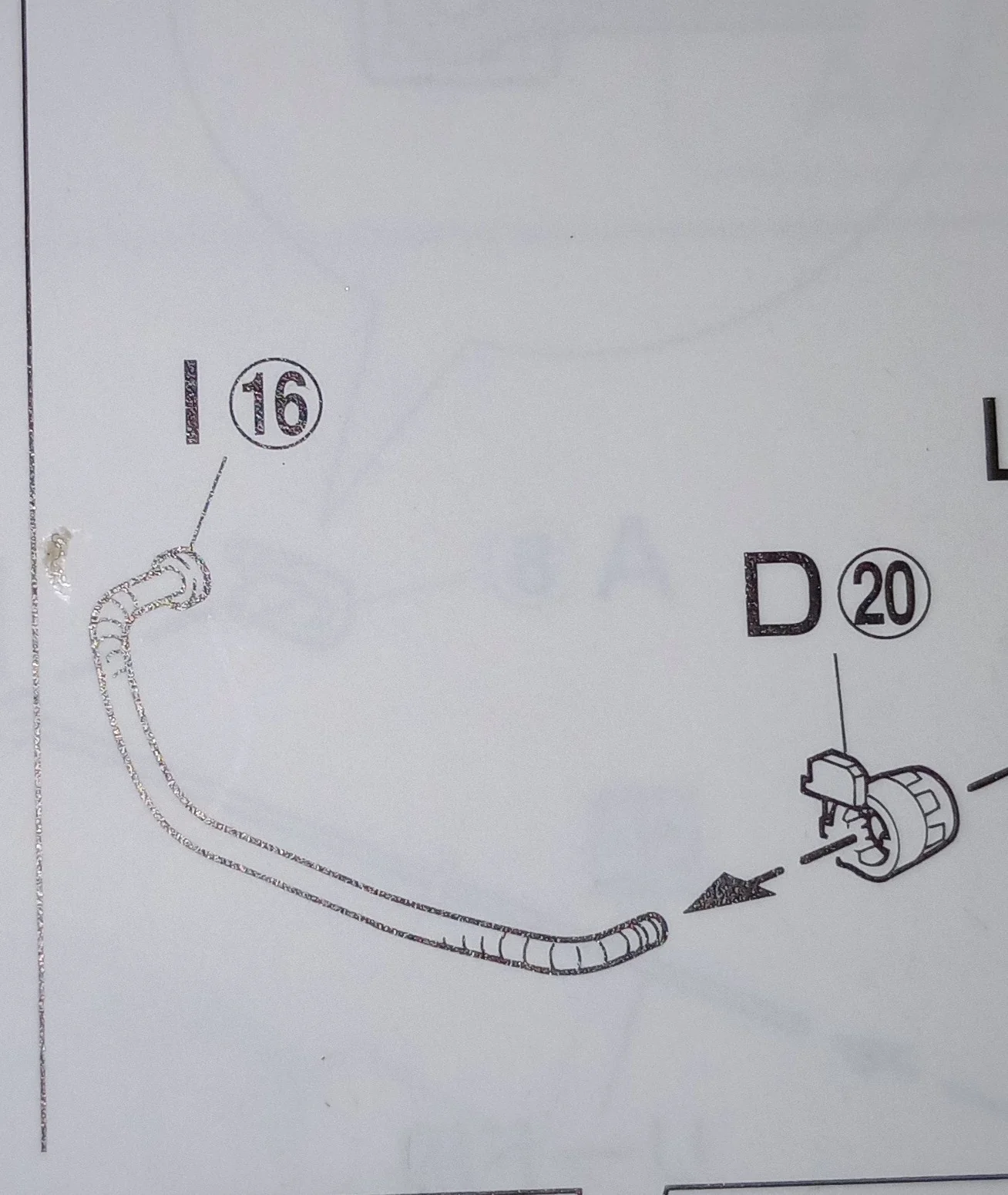 CB Bandai 1/100 MG Gundam MS-07B-3 Gouf Custom Replacement Parts
