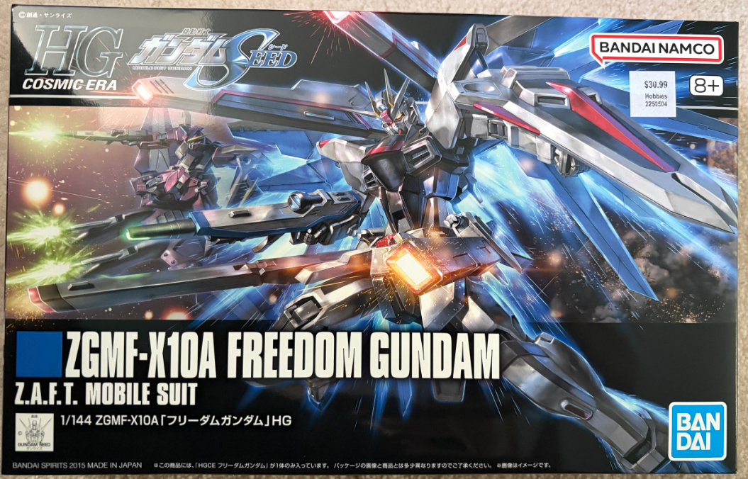 CB Bandai HG 1/144 ZGMF-X10A Freedom Gundam Replacement & Spare  Parts