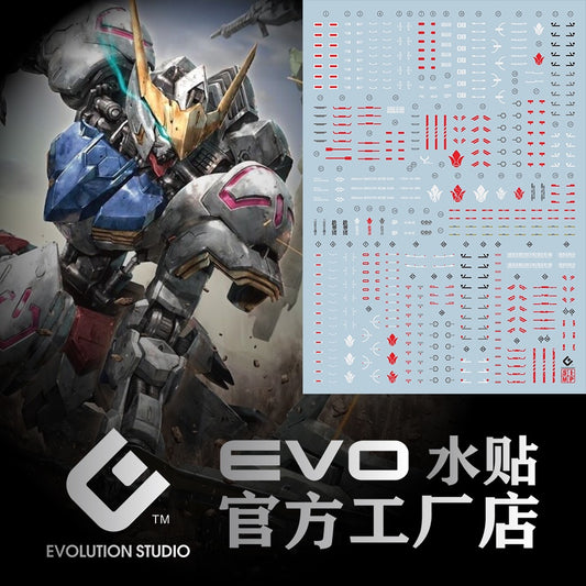 EVO MG 1/100 ASW-G-08 Gundam BARBATOS IBO Expansion Set Water Slide Decal