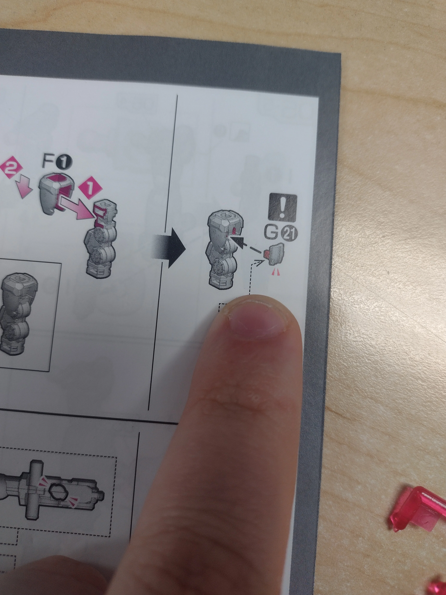 CB Bandai RG 1/144 UC Shining Gundam Model Replacement Parts