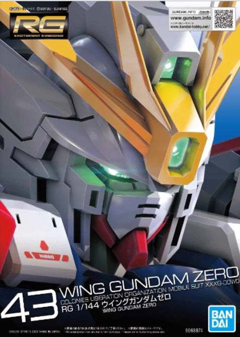 CB Bandai RG  #43 1/144 XXXG-00W0 Wing Gundam Zero Gunpla Replacement Spare Parts