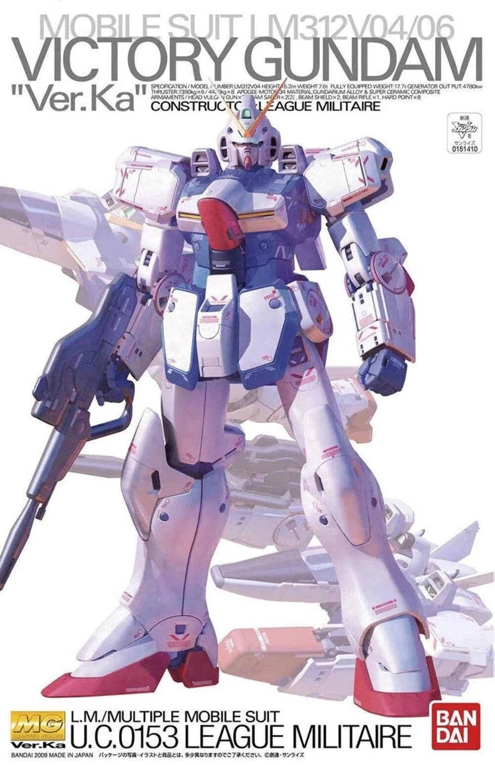 Gundam 1/100 MG Victory Gundam Ver. Ka Gunpla Replacement Spare Parts