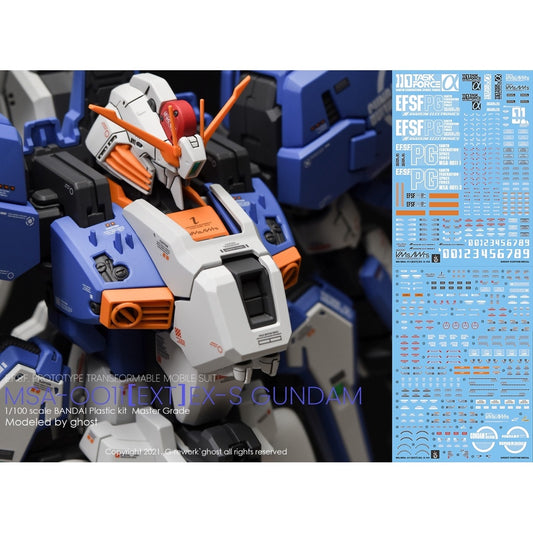 YAN Water Slide Decal For GHOST MG EX-S EXS 1.5