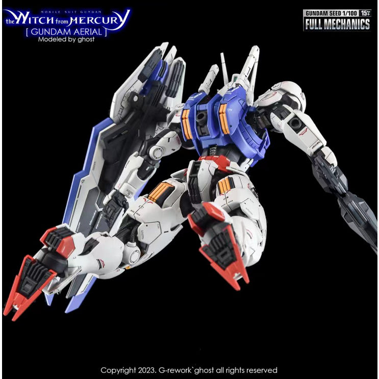 YAN Water Slide Decal For Full Mechanics 1/100 Gundam Aerial