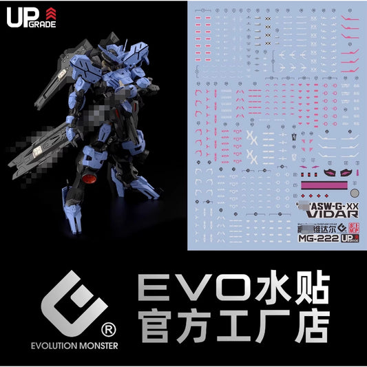 EVO 1/100 MG VIDAR IBO Decal water slide decal (not include kits)