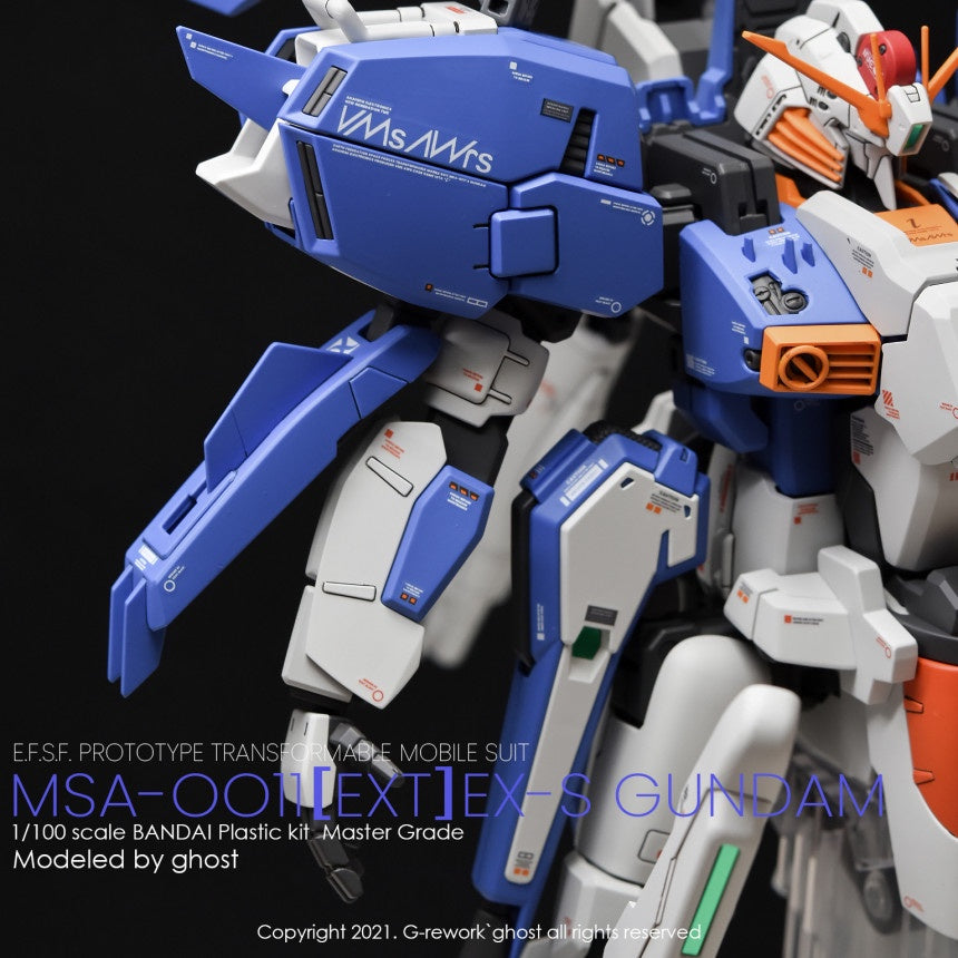 YAN Water Slide Decal For GHOST MG EX-S EXS 1.5