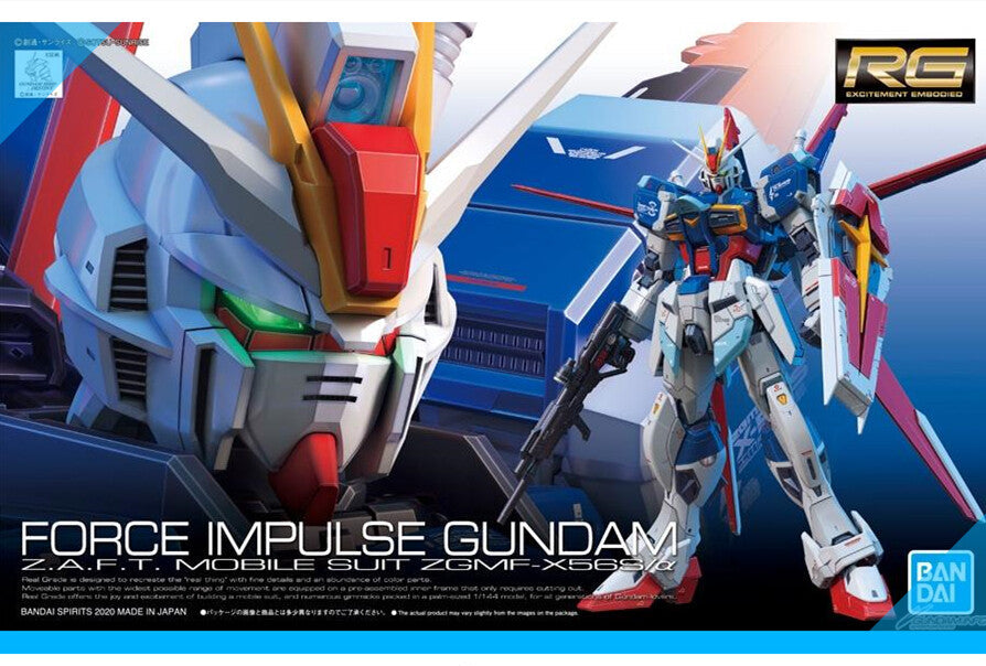 Bandai RG ZGMF-X56S/a IMPULSE GundamvSEED Replacement Parts