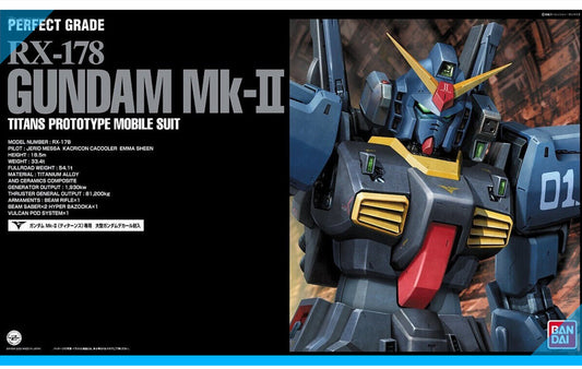 Bandai PG 1/60 UC RX-178 Gundam MK-II (TITANS)  Replacement Parts