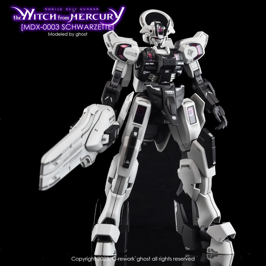 YAN water slide decal GHOST For HG 1/144 TWFM 25 Schwarzette Gundam