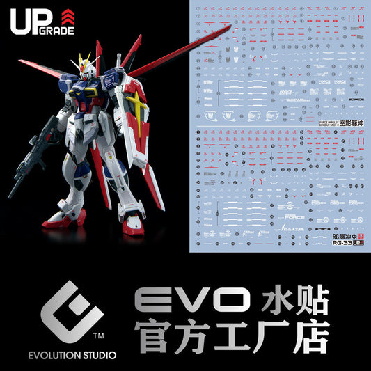 EVO RG 1/144 Gundam Force impulse Spec2 water slide decal