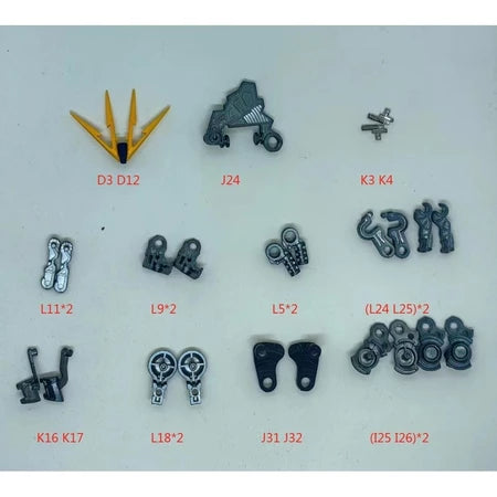MG 1/100 NARRATIVE L18 L24 L25 metal modified replace part for Bandai Gunpla
