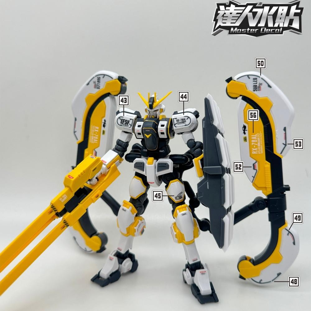 MASTER H077 Water slide decal HG HGUC 1/144 RX-78AL ATLAS FLUO
