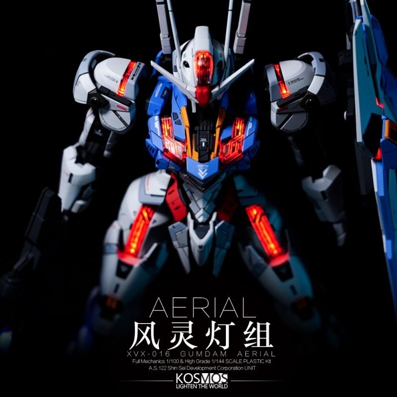 Kosmos RGB LED Unit For FM FULL MECHANICS 1/100 Aerial Gundam