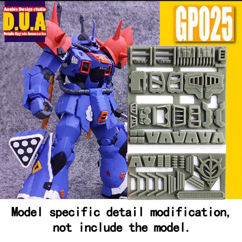 ANUBIS GP001-050 (GP series) 3D Print Addon Detail Parts For MG HG RG GUNDAM