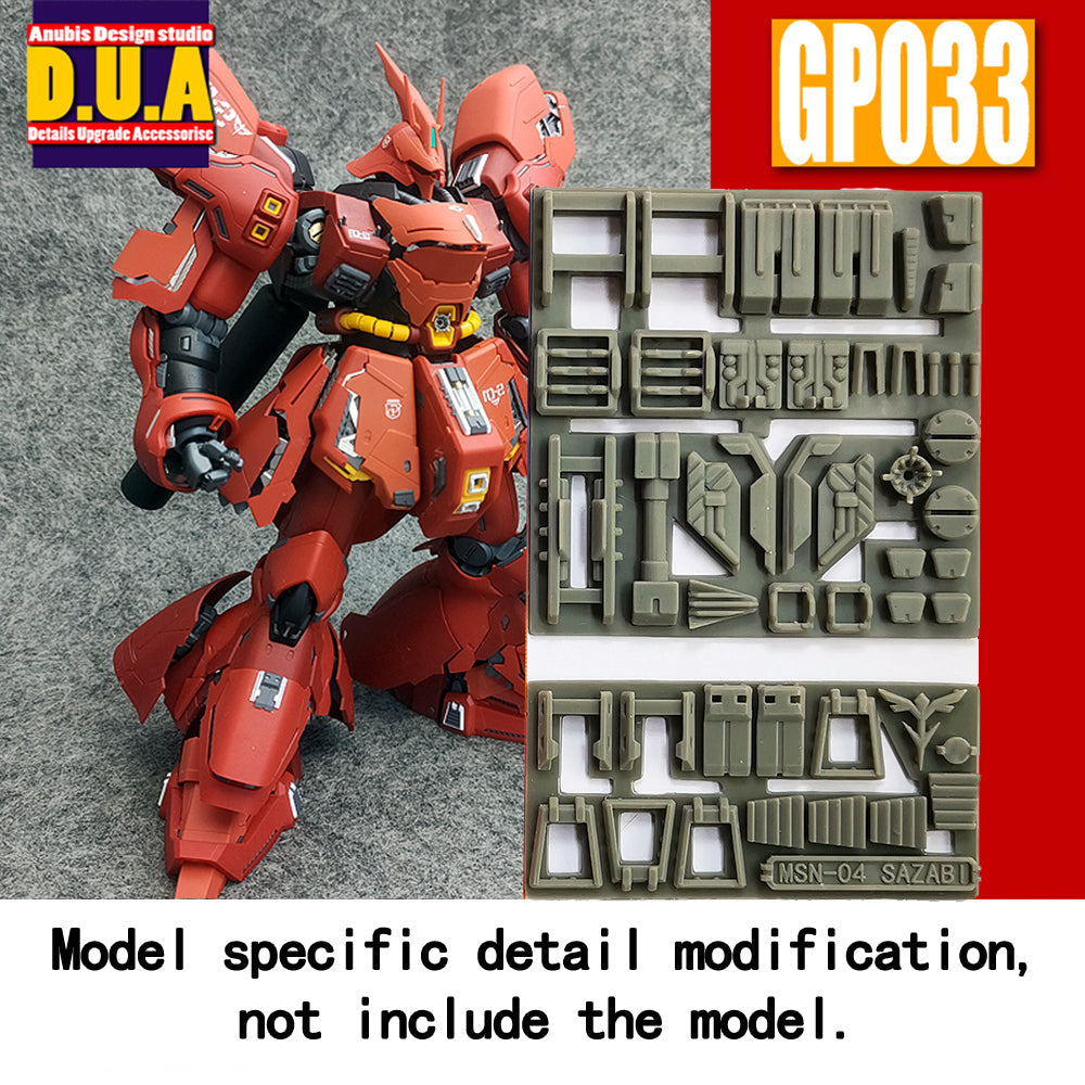 ANUBIS GP001-050 (GP series) 3D Print Addon Detail Parts For MG HG RG GUNDAM