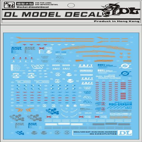 DALIN DL Water Slide Decal For MG Freedom Justice Turn Red Frame Sazabi DX NT-1 Phenex