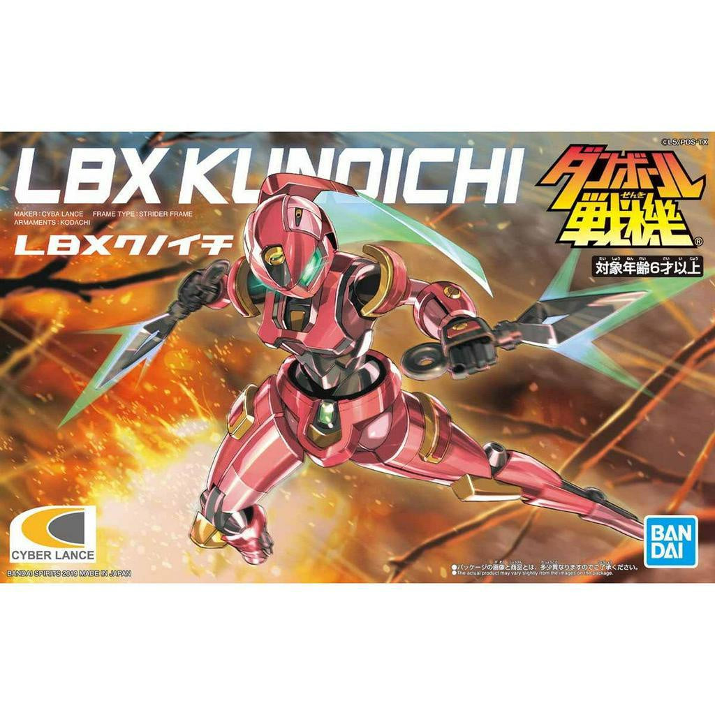 Bandai Carton Fighter LBX 001 Achilles 02 Diku 03 Female Ninja 04 Destruction King 05 Hunter