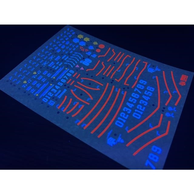 Xueyan Water Slide Decal For MG 85 Fluorescence