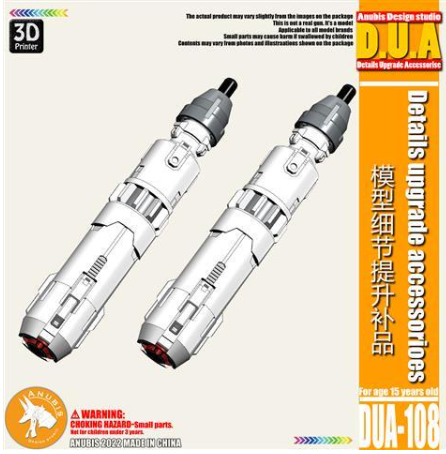 Anubis DUA101-108 (DUA series) 3D Print Addon Detail Parts For MG HG RG Gundam