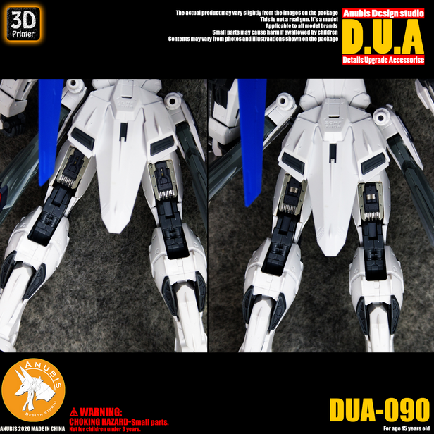 Anubis DUA090 3D Print Addon Detail Parts For MG HG RG Gundam