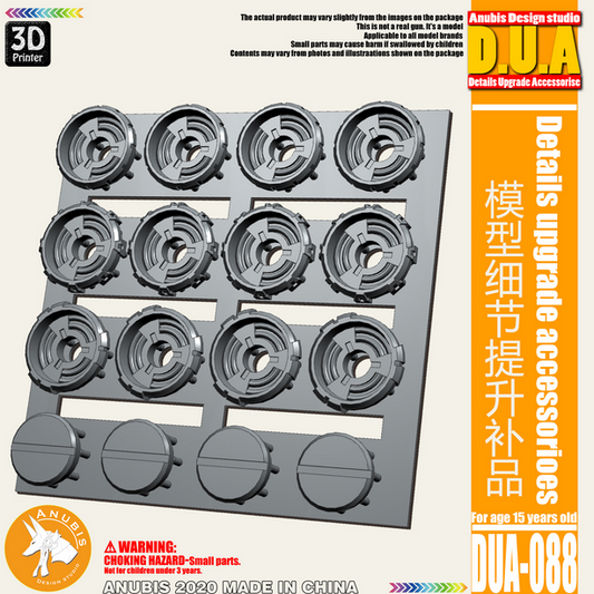 Anubis DUA088 3D Print Addon Detail Parts For MG HG RG Gundam