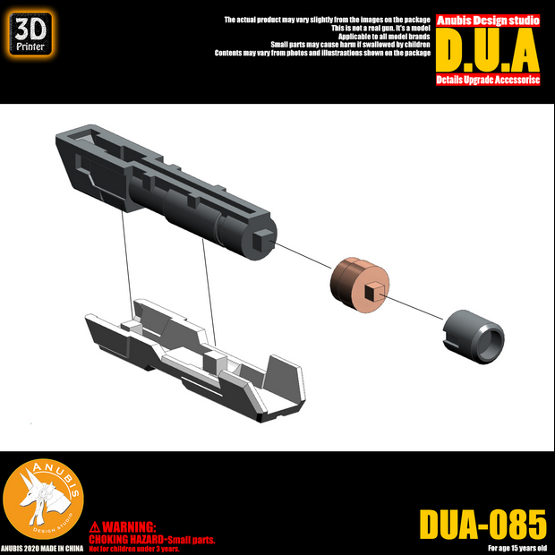 Anubis DUA085 3D Print Addon Detail Parts For MG HG RG Gundam