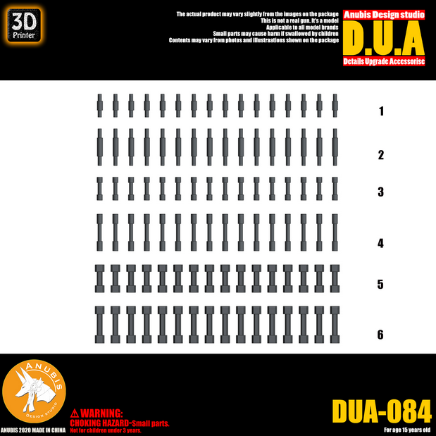 Anubis DUA084 3D Print Addon Detail Parts For MG HG RG Gundam