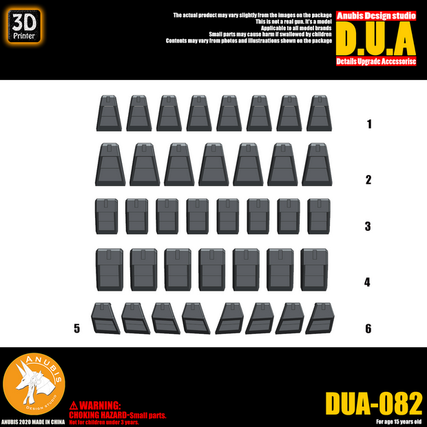 Anubis DUA082 3D Print Addon Detail Parts For MG HG RG Gundam